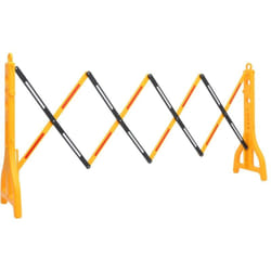 Vidaxl - Barrière de circulation pliable Jaune et noir 250x38x96 cm