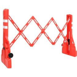Vidaxl - Barrière de circulation pliable Rouge 210x50x105 cm