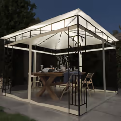 Si vous cherchez un supplément d'auvent pour vos activités en plein air, ce belvédère de jardin est la paire parfaite pour vo ...