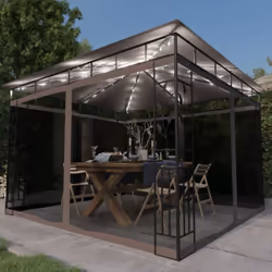 Si vous cherchez un supplément d'auvent pour vos activités en plein air, ce belvédère de jardin est la paire parfaite pour vo ...