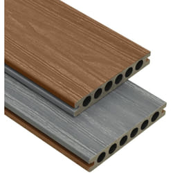 Vidaxl - Panneaux de terrasse et accessoires wpc Marron/gris 30 m² 4 m