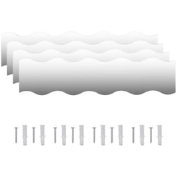 Vidaxl - Miroirs muraux 4 pcs 100x23 cm Ondulé Verre