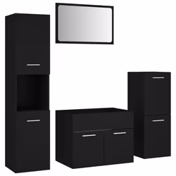 VidaXL 3070911, Noir, Bois, 600 mm, 385 mm, 460 mm, 60 cm