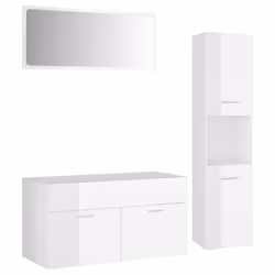 VidaXL 3070979, Blanc, Bois, 900 mm, 385 mm, 460 mm, 90 cm