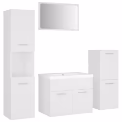 VidaXL 3071090, Blanc, Bois, 600 mm, 385 mm, 460 mm, 60 cm