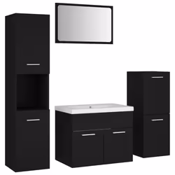 VidaXL 3071109, Noir, Bois, 900 mm, 385 mm, 460 mm, 90 cm