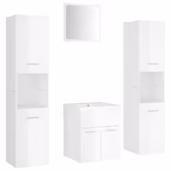 VidaXL 3071222, Blanc, 410 mm, 385 mm, 460 mm, 40 cm, 1,5 cm