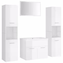 VidaXL 3071231, Blanc, Bois, 600 mm, 385 mm, 460 mm, 60 cm