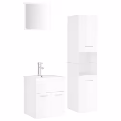 VidaXL 3071411, Blanc, Bois, 600 mm, 385 mm, 460 mm, 60 cm