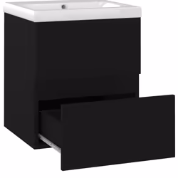 VidaXL 3071532 miroir de salle de bain et armoire de rangement pour évier