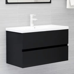 VidaXL 3071550 miroir de salle de bain et armoire de rangement pour évier