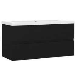 VidaXL 3071559 miroir de salle de bain et armoire de rangement pour évier