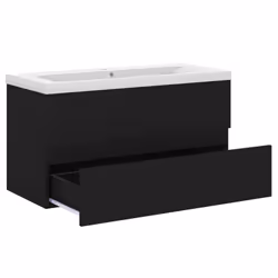 VidaXL 3071559 miroir de salle de bain et armoire de rangement pour évier - Vue supplémentaire 4