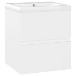 VidaXL 3071567 miroir de salle de bain et armoire de rangement pour évier