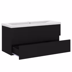 VidaXL 3071568 miroir de salle de bain et armoire de rangement pour évier