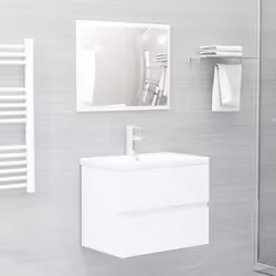 VidaXL 3071585, Blanc, Bois, 610 mm, 395 mm, 185 mm, 1 pièce(s)