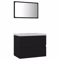 VidaXL 3071595, Noir, Bois, 810 mm, 395 mm, 185 mm, 1 pièce(s)