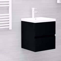 VidaXL 3071622 miroir de salle de bain et armoire de rangement pour évier