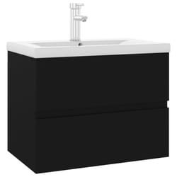 VidaXL 3071631 miroir de salle de bain et armoire de rangement pour évier