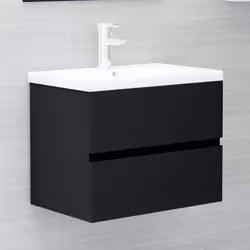 VidaXL 3071631 miroir de salle de bain et armoire de rangement pour évier