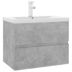 VidaXL 3071634 miroir de salle de bain et armoire de rangement pour évier
