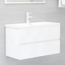 Vidaxl Armoire d'évier - Avec lavabo intégré