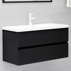 VidaXL 3071649 miroir de salle de bain et armoire de rangement pour évier
