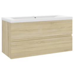 VidaXL 3071651 miroir de salle de bain et armoire de rangement pour évier
