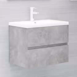 VidaXL 3071652 miroir de salle de bain et armoire de rangement pour évier