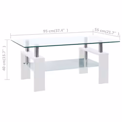 VidaXL 330304 Table à café, latérale et de salon - Vue supplémentaire 6