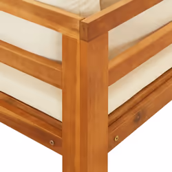 VidaXL 316314 banc de jardin Bois d'acacia, Tissu, Polyester - Vue supplémentaire 7
