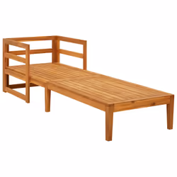 VidaXL 316317 banc de jardin Bois d'acacia, Tissu, Polyester - Vue supplémentaire 5