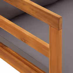 VidaXL 316317 banc de jardin Bois d'acacia, Tissu, Polyester - Vue supplémentaire 6