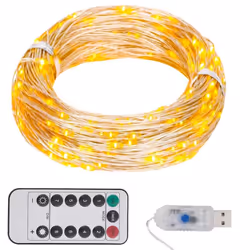 Cette guirlande lumineuse à LED est parfaite pour une utilisation comme un complément d’éclairage à tout projet décoratif. El ...