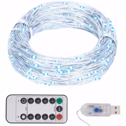 Cette guirlande lumineuse à LED est parfaite pour une utilisation comme un complément d’éclairage à tout projet décoratif. El ...