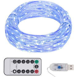 Vidaxl - Guirlande led avec 150 led Bleu 15 m