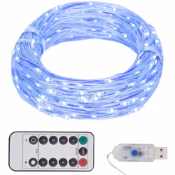 Cette guirlande lumineuse à LED est parfaite pour une utilisation comme un complément d’éclairage à tout projet décoratif. El ...