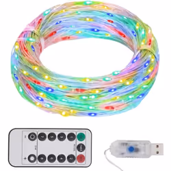 Cette guirlande lumineuse à LED est parfaite pour une utilisation comme un complément d’éclairage à tout projet décoratif. El ...