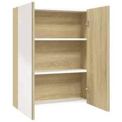 VidaXL 331530 miroir de salle de bain et armoire de rangement pour évier