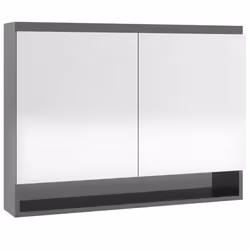 VidaXL 331533 miroir de salle de bain et armoire de rangement pour évier - Vue supplémentaire 4