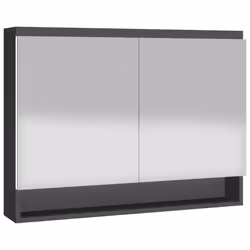 VidaXL 331536 miroir de salle de bain et armoire de rangement pour évier - Vue supplémentaire 4