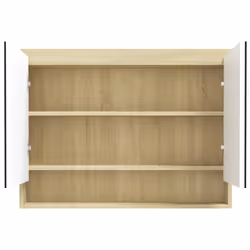 VidaXL 331537 miroir de salle de bain et armoire de rangement pour évier