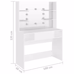 VidaXL 331538 coiffeuse et ensemble de coiffeuses pour chambre à coucher - Vue supplémentaire 6