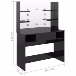 VidaXL 331541 coiffeuse et ensemble de coiffeuses pour chambre à coucher - Vue supplémentaire 6