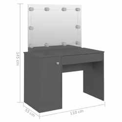 VidaXL 331550 coiffeuse et ensemble de coiffeuses pour chambre à coucher - Vue supplémentaire 6