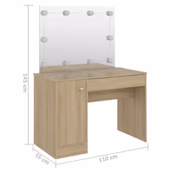 VidaXL 331553 coiffeuse et ensemble de coiffeuses pour chambre à coucher - Vue supplémentaire 6