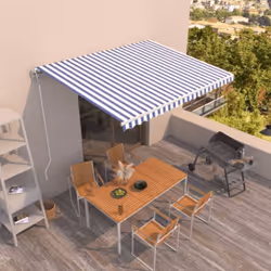 Créez un endroit agréable et frais dans vos espaces extérieurs avec cet auvent rétractable ! Cet auvent d'extérieur est const ...