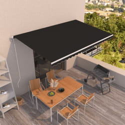 Vidaxl - Auvent rétractable automatique 500x350 cm Anthracite