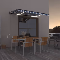Créez un endroit agréable et frais dans vos espaces extérieurs avec cet auvent rétractable ! Cet auvent d'extérieur est const ...