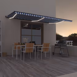 Créez un endroit agréable et frais dans vos espaces extérieurs avec cet auvent rétractable ! Cet auvent d'extérieur est const ...